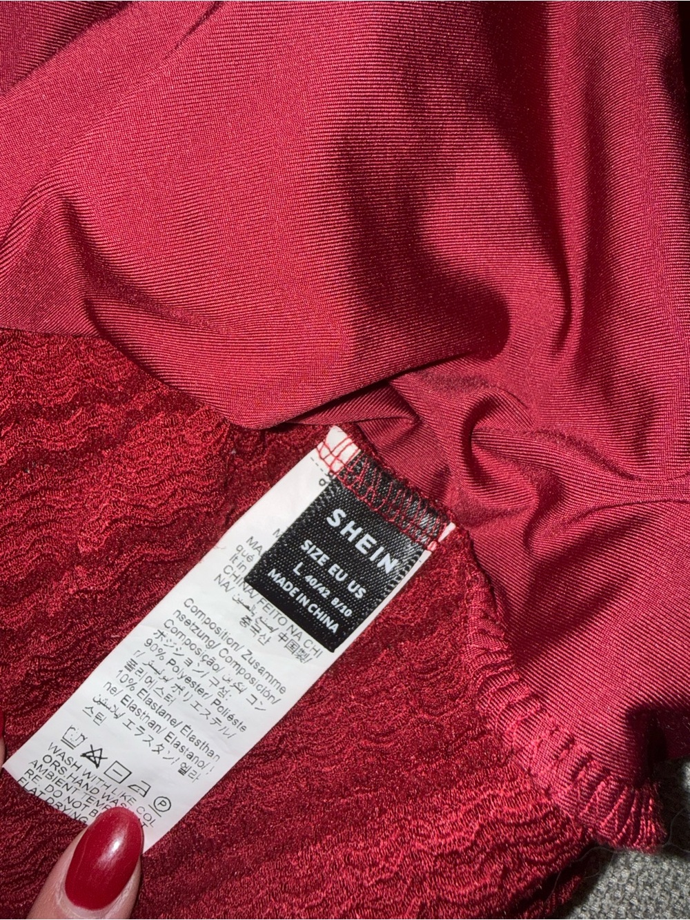 High Neck Textured Tank - Picture 4 of 4